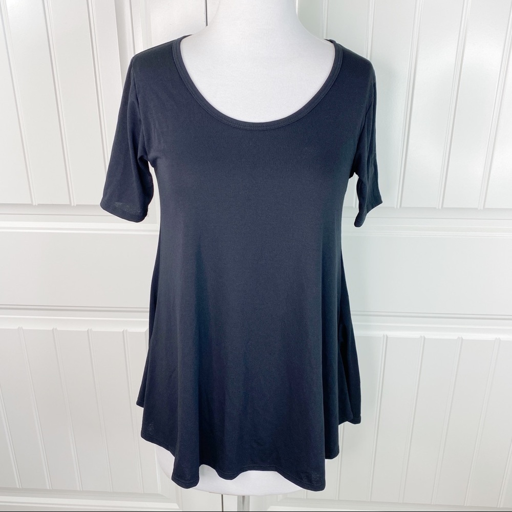 LuLaRoe Short Sleeve Perfect T Tunic Top Tee XXS